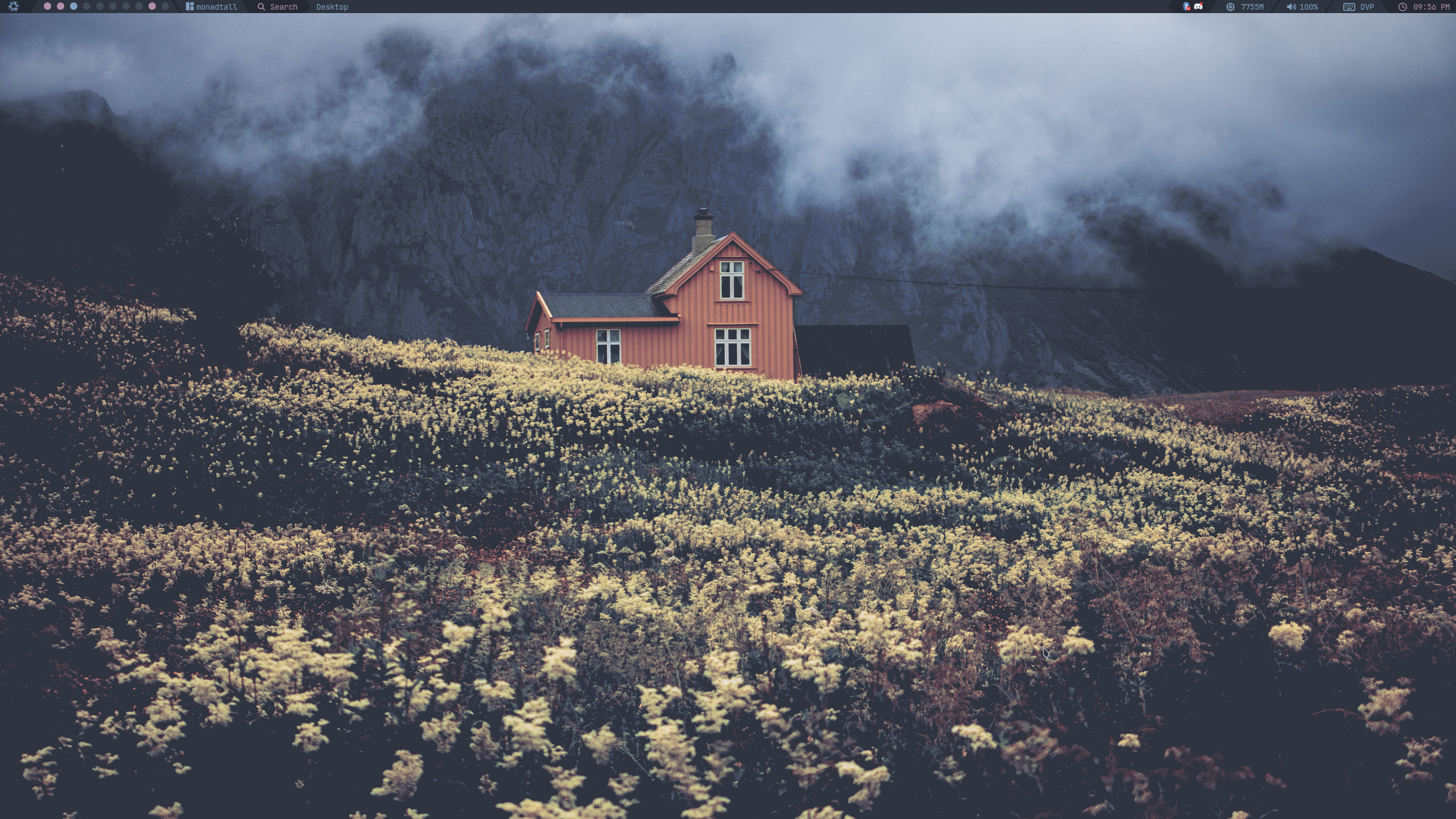 Qtile window manager base